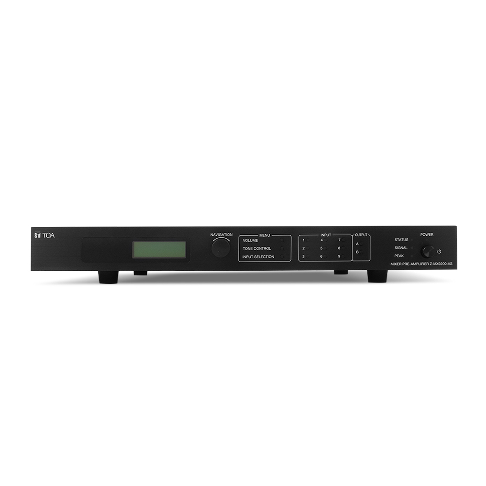 TOA CAR AMPLIFER CA-1200P ×remote MIXER MX-1200 CA-130 | Car Amplifiers | Products | TOA United States, Inc.