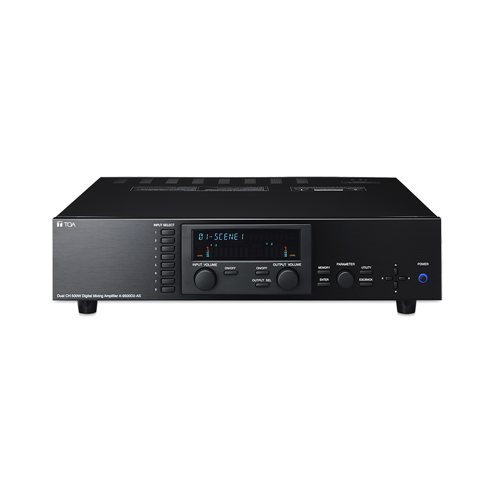 A-9500D2 Dual Channel Digital Mixing Amplifier