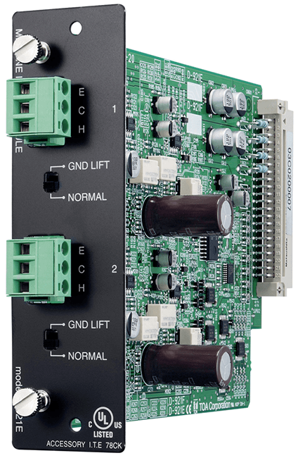 D-921E Mic/Line Input Module