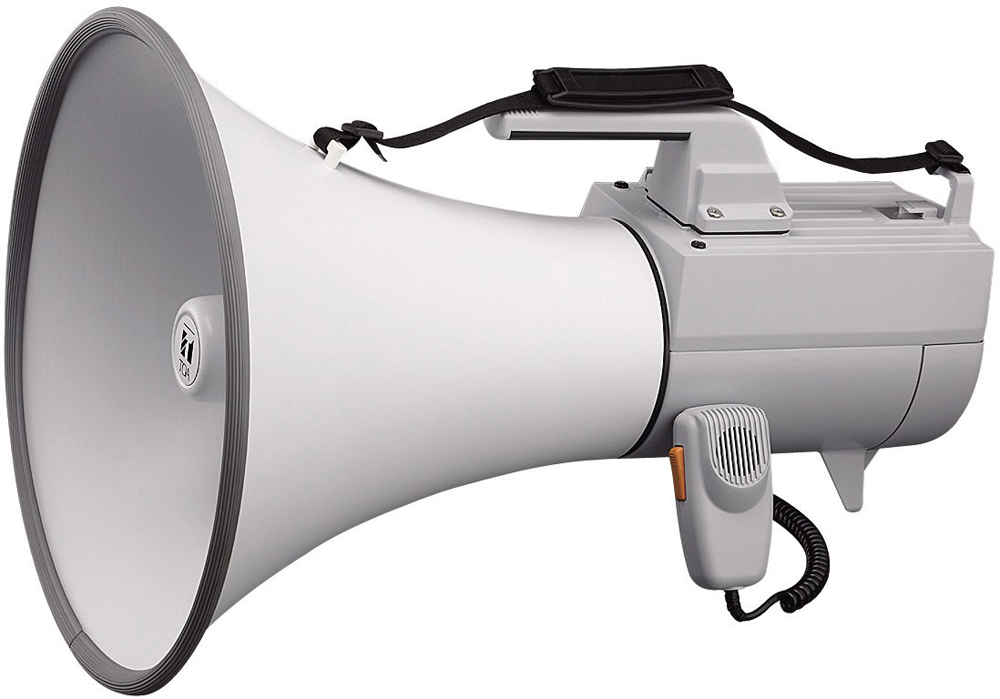 ZR-2230W Shoulder Type Megaphone with Whistle