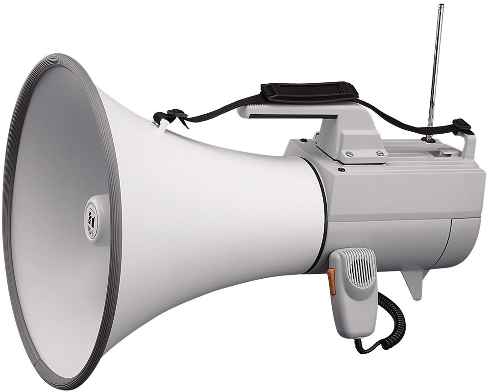 ZR-2930W Shoulder Type Megaphone with Whistle