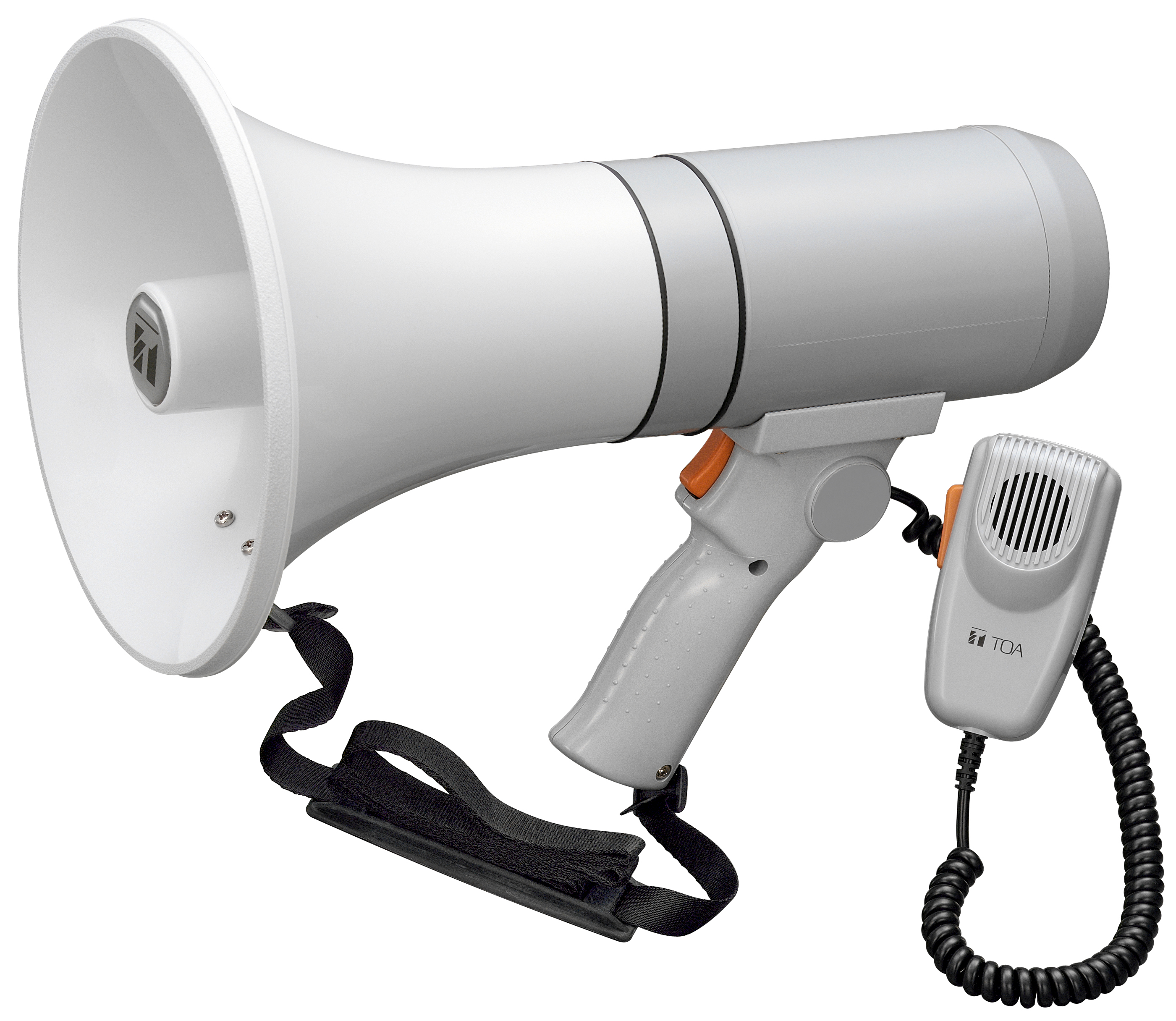 Megafon TOA ER-2230W ALU Schultermegafon mit abnehmbares Mikrofon und Sirene