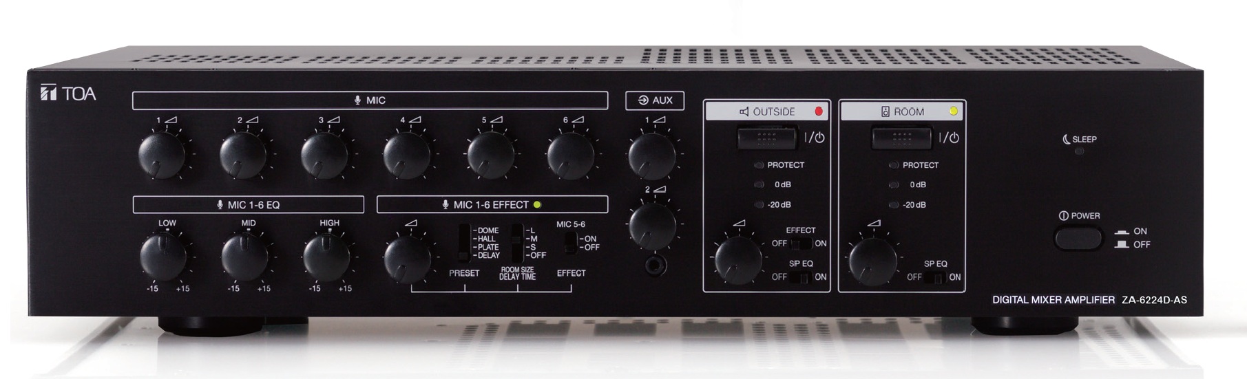 ZA-6224D-AS Digital Mixer Amplifier