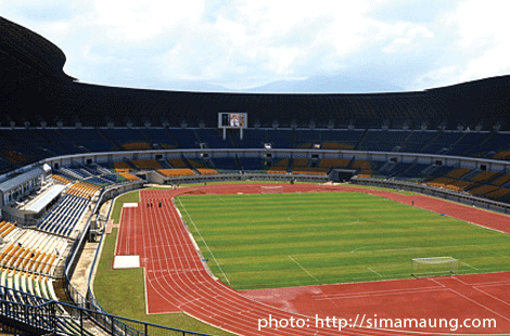 Indonesia : Gelora Bandung Lautan Api Stadium, West Java